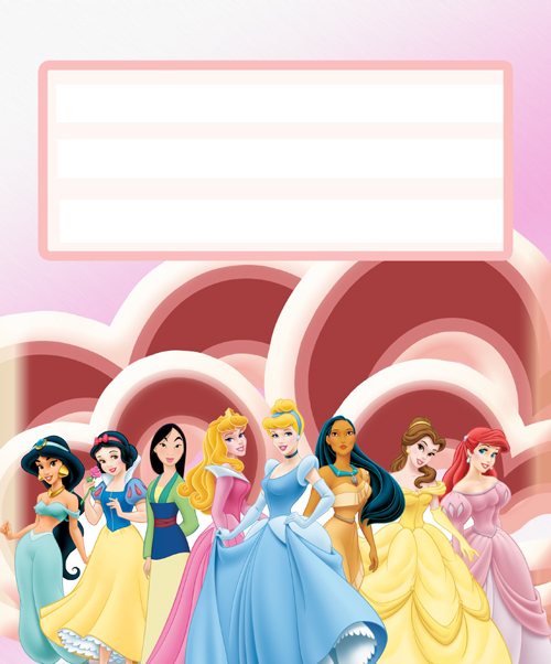 Etiquetas de las Princesas de Disney