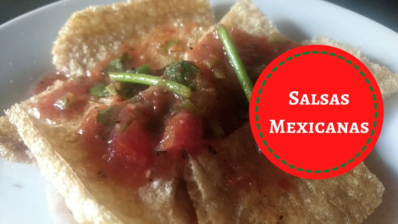 Como hacer salsas Mexicanas