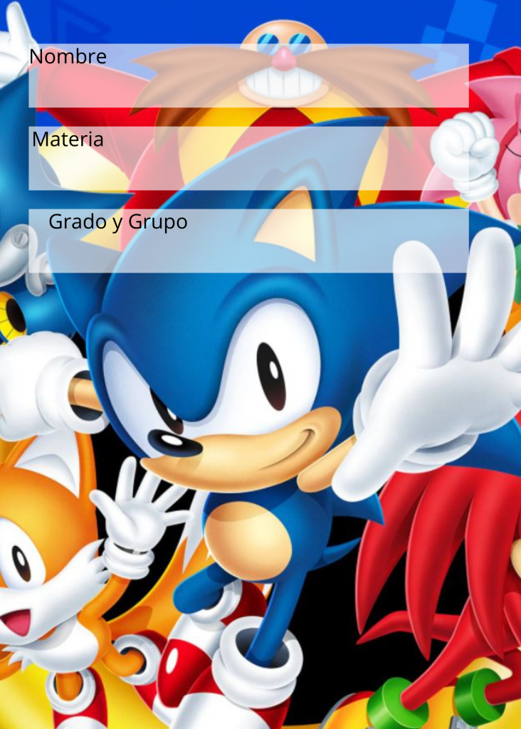 etiquetas de Sonic