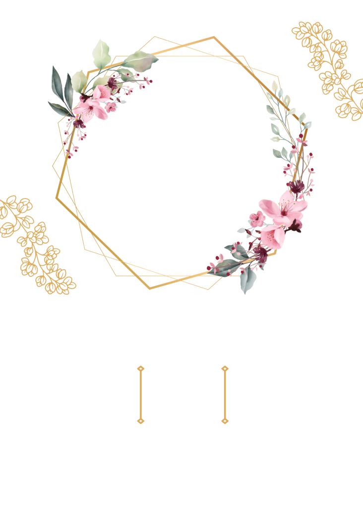 Invitacion-vertical-de-boda-imprimible-elegante-floral-dorado-732x1024 Invitaciones de boda listas para imprimir
